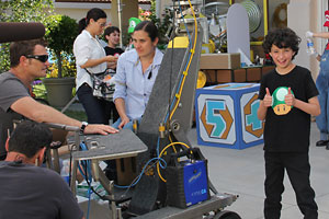 Benjamin Steinberg on location for a National Nintendo Commercial #3
